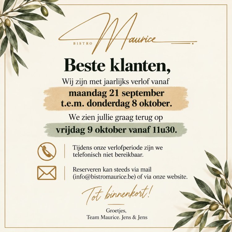 Aankondiging